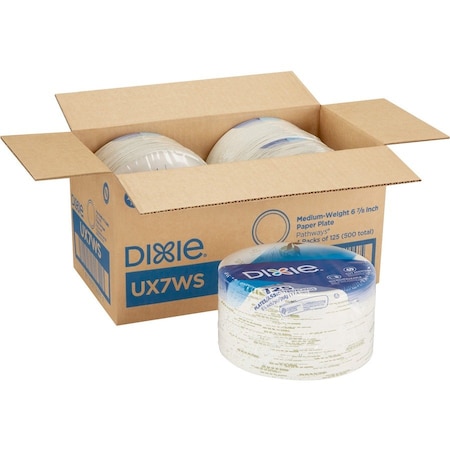 Dixie Plates, 6-7/8", Ultra, Path 4PK DXEUX7WSCT